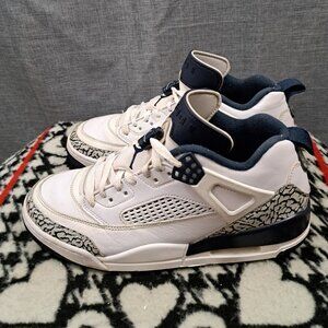 %Size 9.5 Nike Air Jordan Spizike Low Obsidian FQ1759-104 Men's Shoes / AJ1
